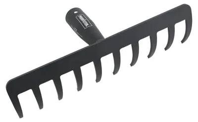 Produktbild von Primaster Gartenrechen 10 Zinken 25 cm Arbeitsbreite schwarz