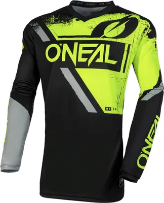 Zdjęcie produktu dla O`NEAL ELEMENT Jersey SHOCKER V.23, Koszulka, Kolor:Czarny/Neon Yellow, Rozmiar:S