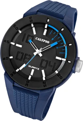 Produktbild von Calypso Armbanduhr Herren K5629/3 Kunststoff PUR Uhr blau Analogico UK5629/3