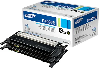 Produktbild von Samsung CLT-P4092B, 3000 Seiten, Schwarz, 2 Stück(e)