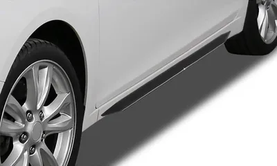 Produktbild von RDX Seitenschweller für Opel Zafira B 2005-2012 ABS Schwarz glänzend