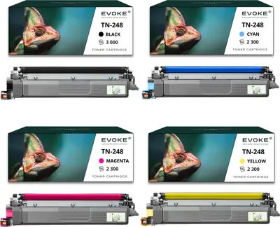 Immagine prodotto di 4x Toner compatibili per Brother TN248 XL | Set nero + colore | CHIP