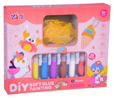 Immagine prodotto di Set fai da te per realizzare portachiavi con disegni da colorare ZA5208