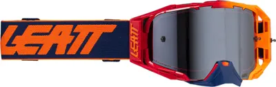 Produktbild von Leatt Velocity 6.5 2025 Cryztal Iriz Motocross Brille, rot/orange/blau, Einheitsgröße