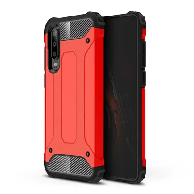Produktbild von Mobigear Outdoor  Huawei P30 Hülle Hardcase Backcover Stoßfest - Rot