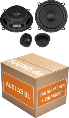 Produktbild von Lautsprecher Boxen Einbaupaket vorne Crunch DSX5.2E passend für Audi A3 8L + 4/5 türig | 2x Tief-Mitteltöner 2x Hochtöner 4x Frequenzweiche