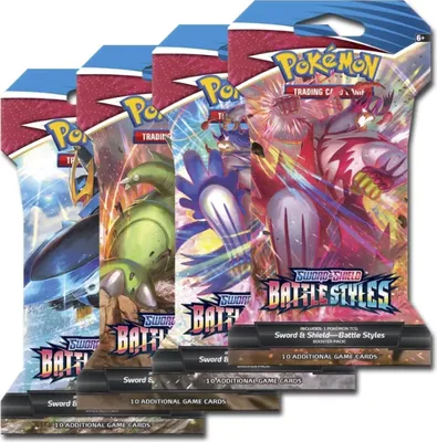 Obrázek produktu pro Pokémon SWSH05 - Battlestyles Booster s rukávy - anglicky