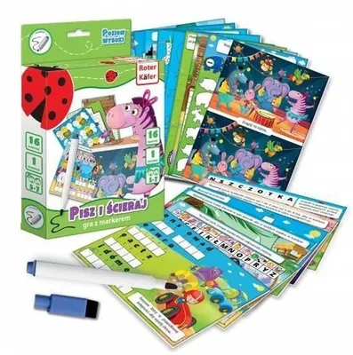 Obrázok produktu pre Zestaw do pisania i ścierania poziom wysoki dla dzieci