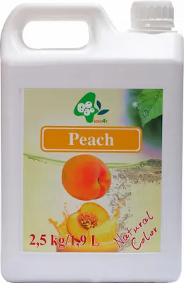 Produktbild von SIRUP FÜR BUBBLE TEA 2,5kg KONZENTRAT-SAFT-Pfirsich