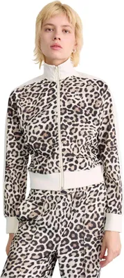 Produktbild von Puma T7 LEO LUXE AOP Short Track Jacket - weiss, Größe:M
