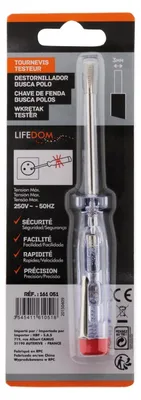 Image de Testeur de tournevis, 3 x 140 mm, 250 V
