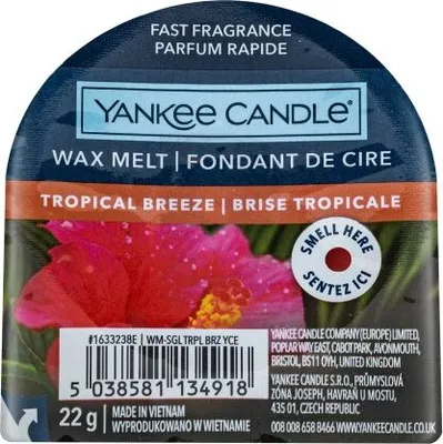 Produktbild von Yankee Candle 10.00664.0055, Rund, Orange, Tropical Breeze, Bergamotte, Guave, Orange, Pfirsich, Passionsblume, Eukalyptus, Minze, Apfel, Moschus, Vanille