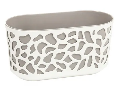 Obrázek produktu pro Nohel Garden Truhlík DUET plastový Barva: béžová-bílá, Šířka: 60 cm