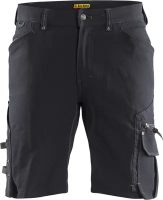 Produktbild von Blakläder® Handwerker Shorts 4-Wege-Stretch ohne Nageltaschen 1987 1644 aus der Serie X1900 in div. Farben, Farbe:dunkelgrau/schwarz, Größe:52
