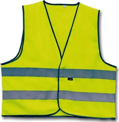Image de Gilet de sécurité réfléchissant 4 saisons pour enfants, jaune, taille L