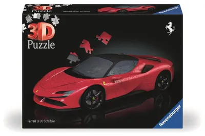 Zdjęcie produktu dla Ravensburger 11576 Puzzle Ferrari SF 90 Stradale 3D 108 elementów