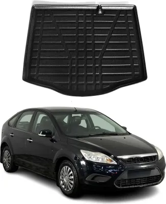 Produktbild von Kofferraumwanne Laderaumwanne für Ford Focus mk2 2004-2011 Fünftürer Gummi TPE