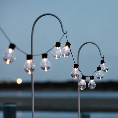 LED Lichterkette 20 Warmweiß Solar 4,75m IP44