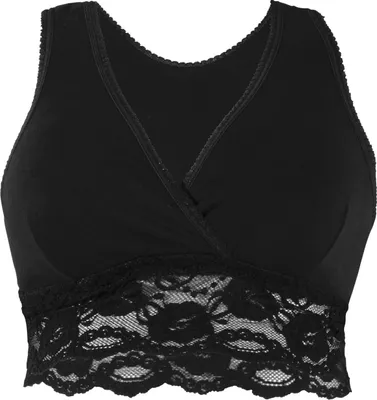 Produktbild von Carriwell Baumwolle Schlaf-BH Schwarz Gr. XL