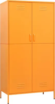 Obrázek produktu pro vidaXL Šatní skříň hořčicově žlutá 90x50x180 cm ocel