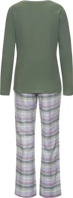 Produktbild von Vivance Dreams Pyjama 2 -teilig lila-kariert Größe 42