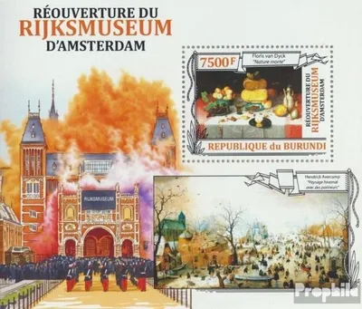 Produktbild von Briefmarken Burundi 2013 Mi Block 357 (kompl. Ausgabe) postfrisch Reichsmuseum