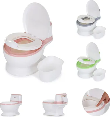 Obrázok produktu pre Chipolino nočník Lux s hudobnou priehradkou na toaletný papier odnímateľná nádoba do 20 kg ružová