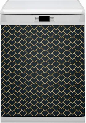 Produktbild von Magnet Folie für Geschirrspüler Küche Magnetmatte 60x70 cm Dekor Geschirrspüle - Skandinavisches Muster