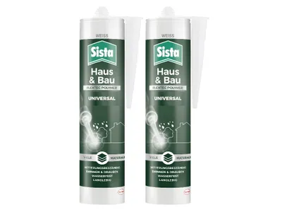 Produktbild von Sista Haus Universal, Kartusche, weiß, 2x280ml