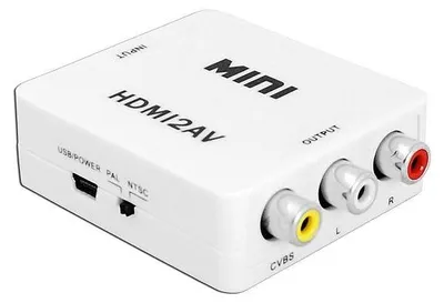 Obrázek produktu pro Převodník MINI HDMI2AV, 1080p konvertor HDMI na 3x RCA Cinch