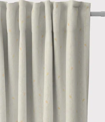 Produktbild von SCHÖNER LEBEN. Vorhang Metallic Blätterraken mint gold 245cm Aufhängung Smok-Schlaufenband