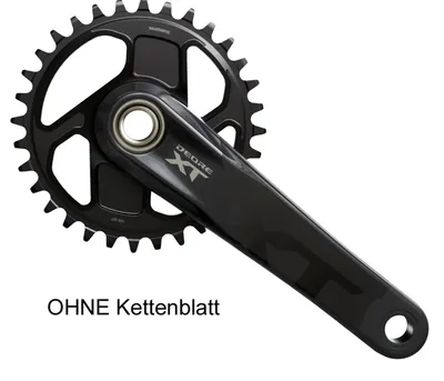 Zdjęcie produktu dla Korby Shimano Fc-m8200 Deore Xt 12s srebrne 170 mm srebrne 170 mm