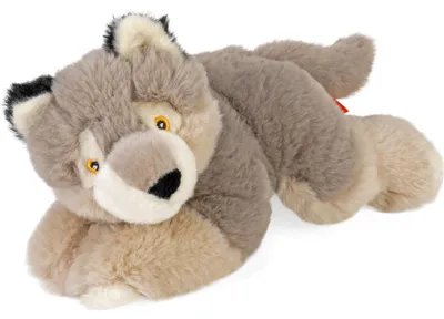 Obrázek produktu pro Plyšový vlk ležící Ecokins - 20 cm
