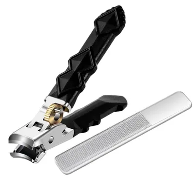 Produktbild von INF Nagelknipser breiter Öffnung ABS und Edelstahl 10cmx14cm für Nägel