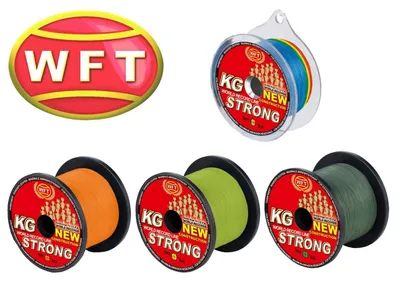 Produktbild von WFT KG STRONG Schnur 600m 0,22mm 32kg, Farbe:Orange