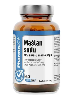 Obrázok produktu pre Masel Sodný, Bezlepkový, 60 Kapsulí - Pharmovit (Čistý Štítok)