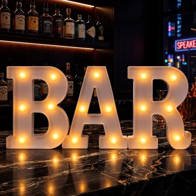Obrázek produktu pro Reklamní tabule s LED neonovým osvětlením, napájená bateriemi nebo přes USB