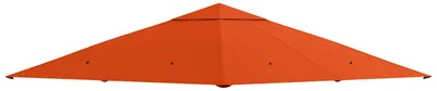 Image de Toit de remplacement pour gazebo de jardin - Polyester - Orange