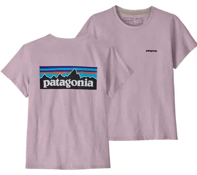 Produktbild von PATAGONIA Women Shirt P-6 Logo Responsibili-Tee quiet violet L