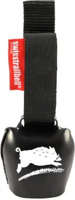 Produktbild von swisstrailbell® Fahrradklingel, Braveheart Edition Deep Black: "Be Wild", Trailbell, Bear Bell