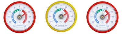 Produktbild von Kühlschrankthermometer Sonderedition Fußball Weltmeisterschaft Spanien Thermometer Set 3-tlg. Temperatur + - 50°C Selbstklebend Gefrierschrank