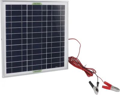 Zdjęcie produktu dla przenośny panel słoneczny 50W z aluminiową ramą Monokrystaliczny krzemowy panel słoneczny z kablem 9.8FT DC 18V Czerwono-czarne klipsy do akumulatorów do kamperów, kempingów i pieszych wędrówek