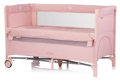 Produktbild von Chipolino Relax Reisebett – 2-in-1 Babybett & Co-Sleeper, ab Geburt bis 15 kg, faltbar, inkl. Tragetasche, Marshmallow