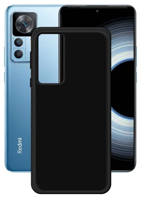 Produktbild von Für Xiaomi 12T / 12T Pro Silikon Schutz Schwarz Handy Tasche Etuis Hülle Cover