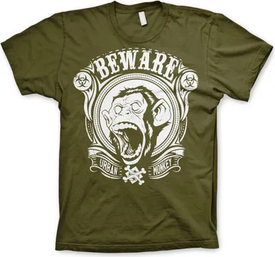 Produktbild von Urban Monkey T-Shirt - XX-Large - Olive
