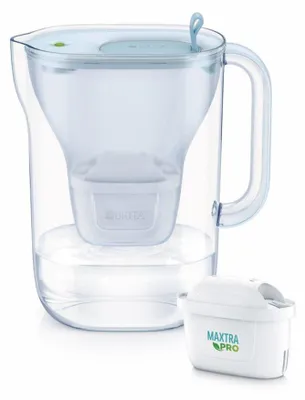 Produktbild von BRITA Style eco 2,4 L blaue Wasserfilter-Kanne + Maxtra PRO All-in-1-Kartusche