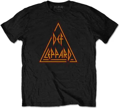 Obrázok produktu pre Def Leppard Classic Triangle Black S Tričko