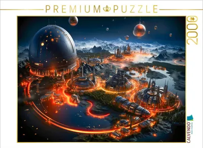 Produktbild von CALVENDO Puzzle Eine Welt jenseits von kühnsten Träumen | 2000 Teile Lege-Größe 90x67cm Foto-Puzzle für glückliche Stunden