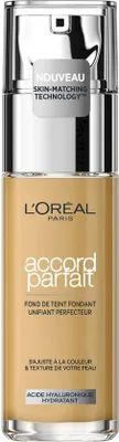 Produktbild von L’Oréal Paris Accord Parfait, Pumpenflasche, Flüssigkeit, 2.W/2.D, Golden Almond, Messe, Warm