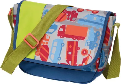 Produktbild von sigikid Kindergarten-Tasche Traffic, Kindergartentasche, Jungentasche, Kinder Umhängetasche, Junge, Nylon, Autos, 2.1 L, 24670